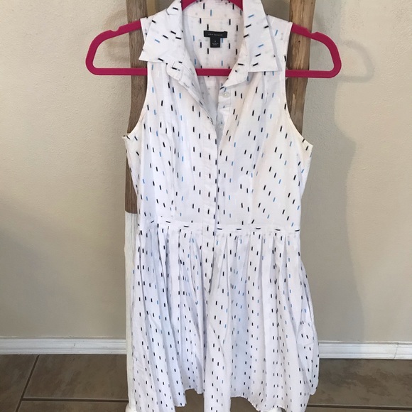 button down collared dress